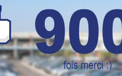 Vous êtes 900 à nous suivre, Merci à vous !