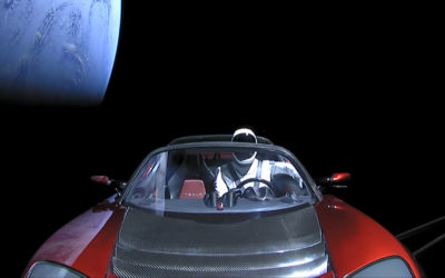 La Tesla Roadster : Première voiture dans l’espace