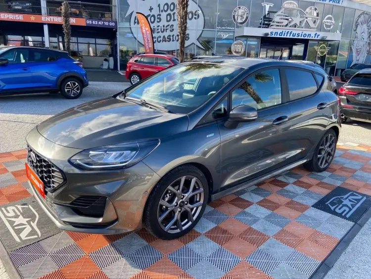 Ford FIESTA 1.0 95 BV6 FLEXFUEL ETHANOL ST-LINE Caméra JA 17" 1° main