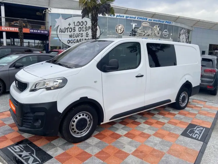 Peugeot EXPERT CABINE APPROFONDIE LONG 2.0 BlueHDi 120 BV6 PREMIUM Caméra Ecran Grip 6 Places 18200HT