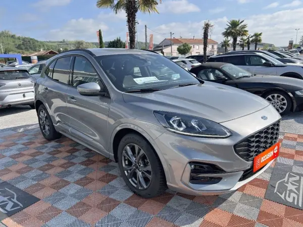 Ford KUGA 2.0 TDCI 120 ST LINE X BVA GPS Caméra Hayon Pack Hiver Attelage - Photo 3