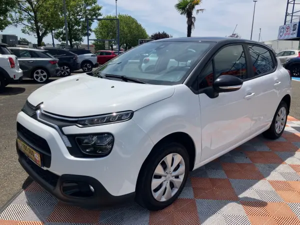 Citroën C3 1.5 BlueHDi 100 BV6 FEEL Business GPS Radar Toit Noir - Photo 2