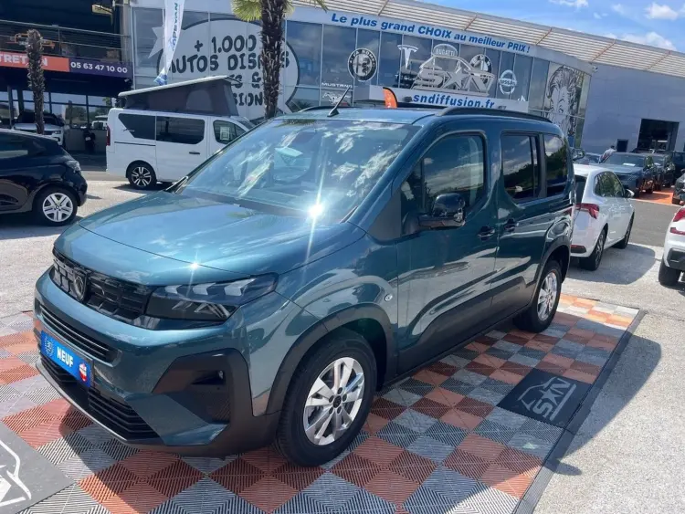 Peugeot RIFTER BlueHDi 130 EAT8 ALLURE PACK STYLE GPS ADML Chargeur Caméra JA 16" N-1