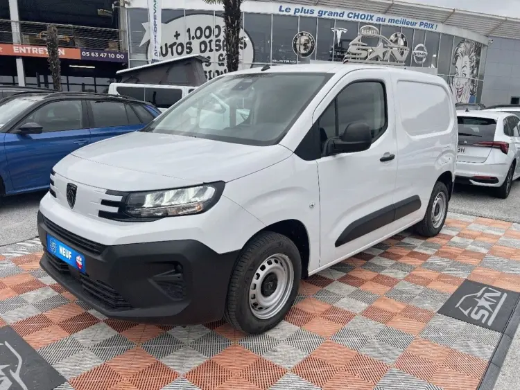 Peugeot PARTNER FOURGON M BlueHDi 100 BV6 GPS Ecran 10" Caméra 3 Places 18300€HT