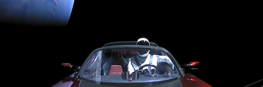 La Tesla Roadster : Première voiture dans l’espace