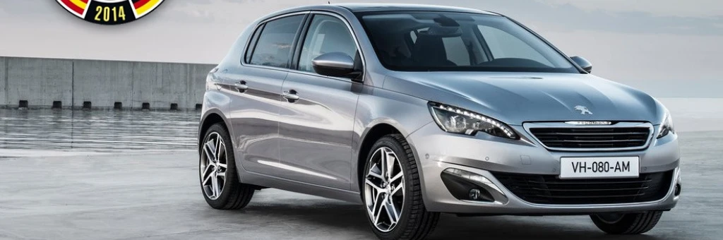 la Peugeot 308 voiture de l’année 2014