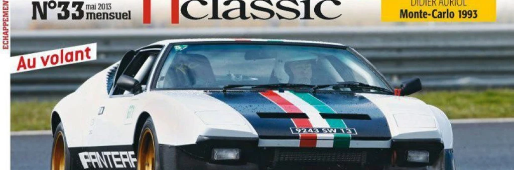 La De Tomaso Pantera fait la une