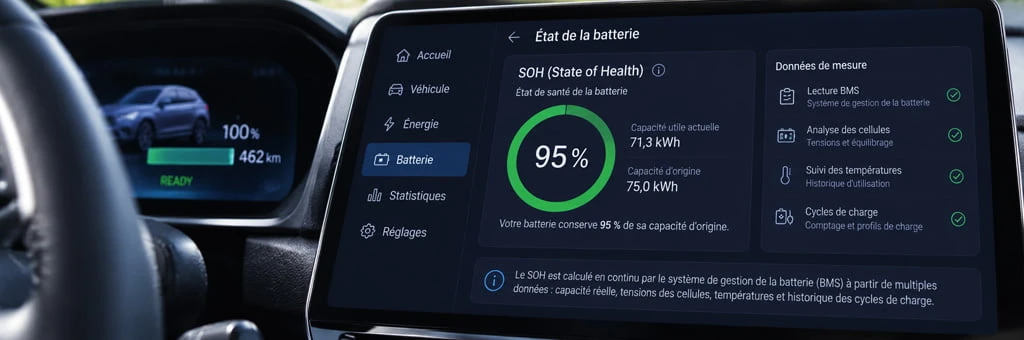 SOH : tout comprendre sur la santé de la batterie de votre voiture électrique