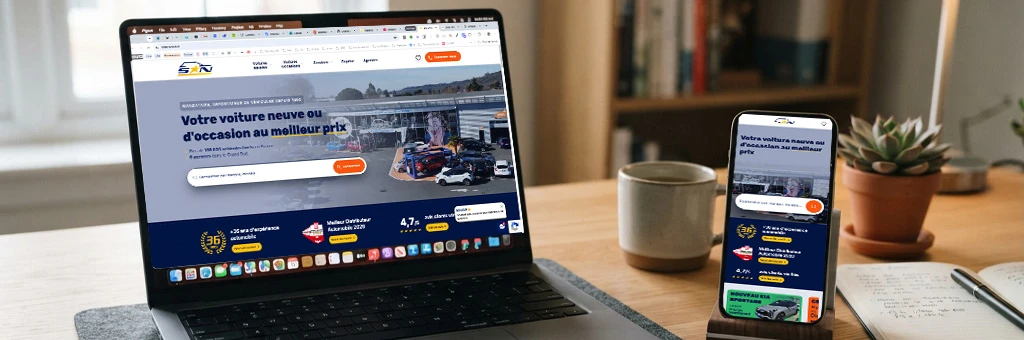 Nouveau site SN Diffusion : une recherche automobile plus rapide et intuitive