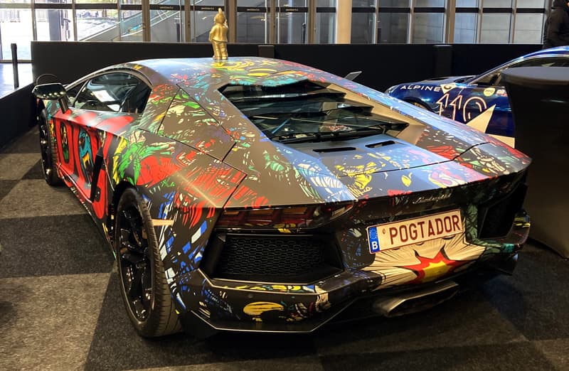 lamborghini Adventador de POG au Mondial de l'auto de Paris 2024